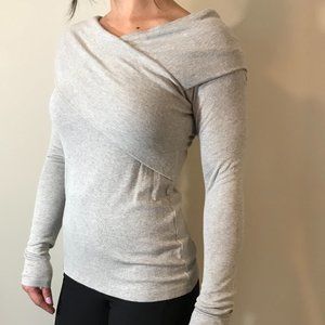 Gray Babaton Long Sleeve Sweater